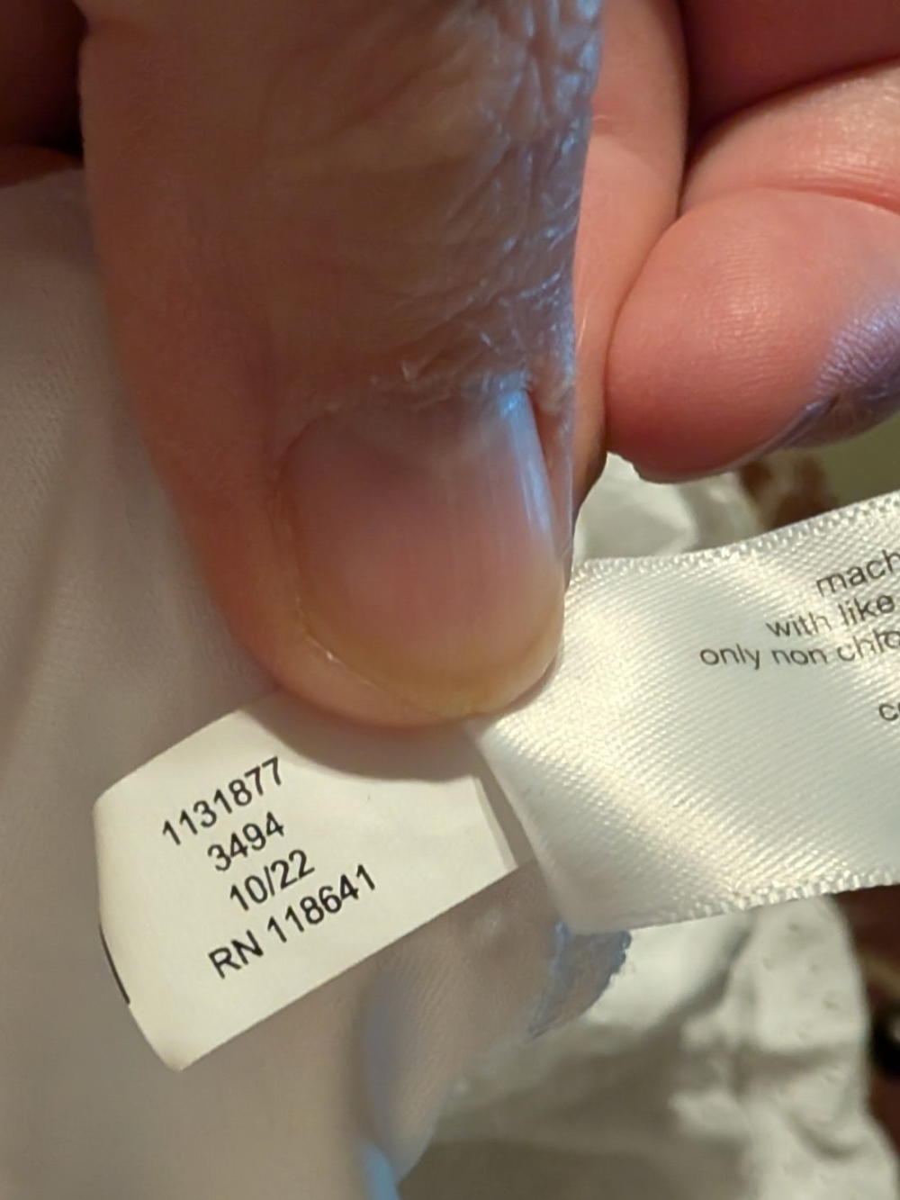 As Is Lane Bryant White Sundress with Eyelet Detail - Picture 4 of 4